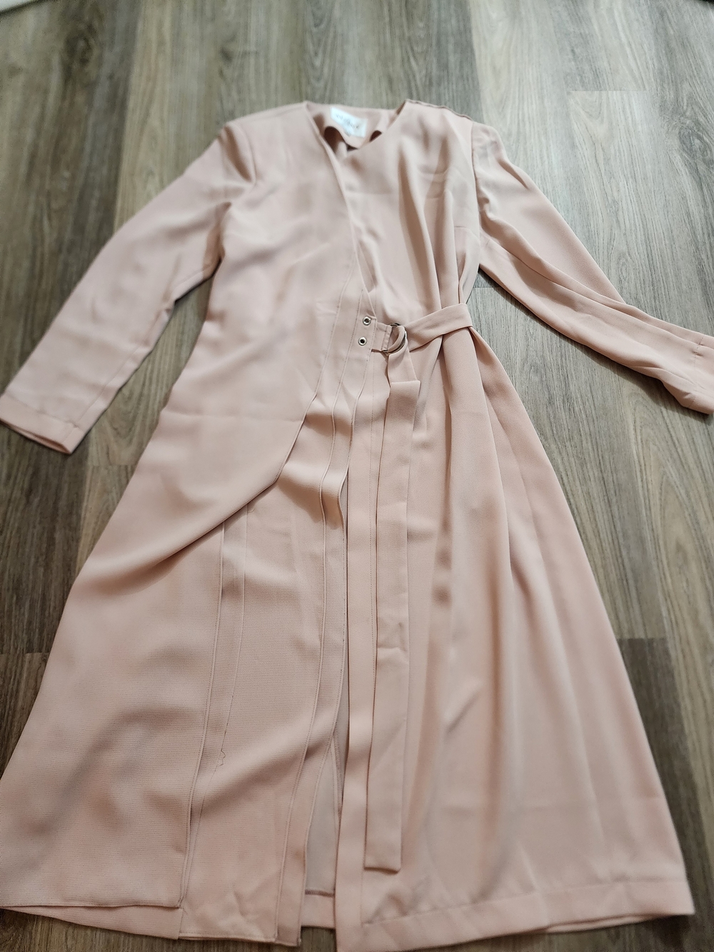 Alvina Valenta Long Sleeve Wrap Dress in Blush